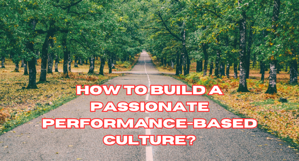 How to Build a Passionate Performance-Based Culture?